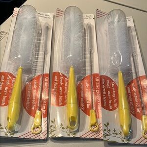 Water Bottle Cleaning Brush Set - Yellow lot